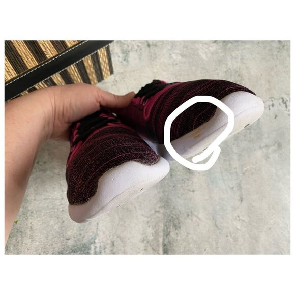 RBX Rayna Black/Pink Flyknit Running Cross Trainer Sneakers Womens Sz 8.5 - Picture 5 of 9